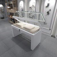 Museum Display steht transparente Anzeige für Museum Brathähnchen Vitrine