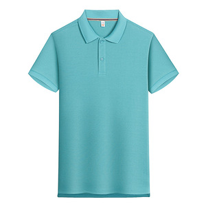 เสื้อโปโลผ้าฝ้ายสีทึบสำหรับผู้ชายแขนสั้นชุดทำงานสวมใส่ทุกวัน SNS-7700 - Product Image 3