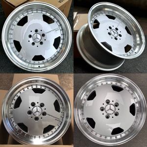 Jantes légères 18-20 pouces 5x112 Flow Forming, à déport profond, finition poli miroir argenté, style rétro VIP pour <span class=keywords><strong>Mercedes</strong></span> - Product Image 6