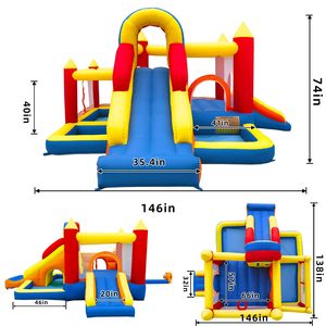 Château gonflable commercial de qualité professionnelle, directement de l'usine, pour la <span class=keywords><strong>location</strong></span>, les événements et les fêtes, personnalisable - Product Image 2
