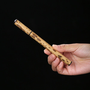 Meilu Bamboo Ballpoint Pen Sika Deer Wood Portable Writing Instrument Gift For Teacher's Day - Product Image 4