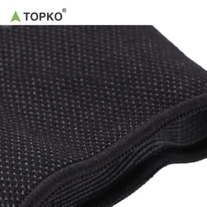TOPKO Stocked High Quality Breathable Knitted Sports Calf Support Brace Sports Soccer Elastic Calf Support Brace