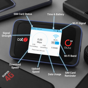 เราเตอร์ไวไฟพกพา OLAX MT60 รองรับ 4G LTE CAT7 ความเร็ว 300Mbps พร้อมพอร์ตเสาอากาศ 2 ช่อง แบตเตอรี่ 4000mAh ให้ความเร็วไวไฟ 300 Mbps อย่างรวดเร็ว - Product Image 5