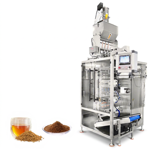 HONGDI High-Speed Automatic 3-<b>Row</b> Four Side Seal Sachet Packager for Food Forming <b>Machine</b> Seasoning Snacks 2-Year Warranty - Product Image 1
