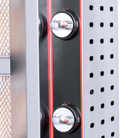 Offre Spéciale Commercial En Acier Inoxydable Gaz Portable 5 brûleurs Désossé Poulet Machine Shawarma