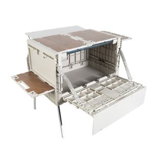 Troli Dorong Tarik Portabel OEM Grosir dengan Tutup Terintegrasi untuk Penyimpanan di Mobil - Product Image 1