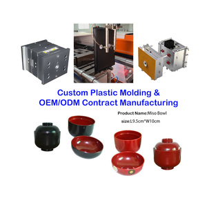 โรงงานผลิตแม่พิมพ์ฉีดพลาสติกแบบ OEM ODM ตามสั่ง ชามซุปมิโซะแบบญี่ปุ่นดั้งเดิม ชามเสิร์ฟอาหารแบบใช้ซ้ำได้ ขายส่ง - Product Image 1