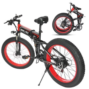 Smlro S11 elektrikli kalın tekerlekli bisiklet e-bisiklet 26*4.0 lastik 500W 1000W Motor 48V 10AH 14AH lityum pil katlanır kar dağ şehir bisiklet - Product Image 2