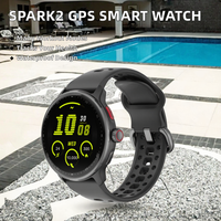 Montre connectée GPS Android Spark2 avec écran AMOLED, boussole, altimètre, suivi du sommeil, modes d'entraînement multiples, étanche IP67