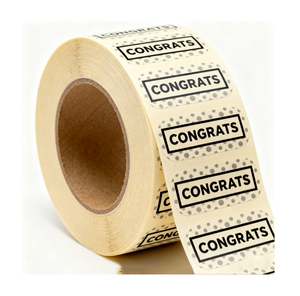Sottili etichette in stile retrò lunga striscia di <span class=keywords><strong>ispirazione</strong></span> Vintage disegni nostalgico fascino forma allungata per superfici strette in acrilico - Product Image 1