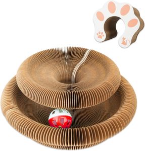 Pet Cardboard <b>Cat</b> Scratching <b>Board</b> Interactive <b>Cat</b> Toy Shape Change Toys <b>Cat</b> Toy <b>Scratch</b> - Product Image 1