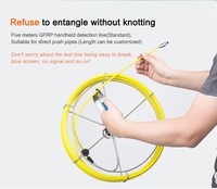 Endoscope portable CCTV pour réparation de canalisations d'égouts, 20 m, avec enregistrement vocal et vidéo, et alimentation pratique par batterie