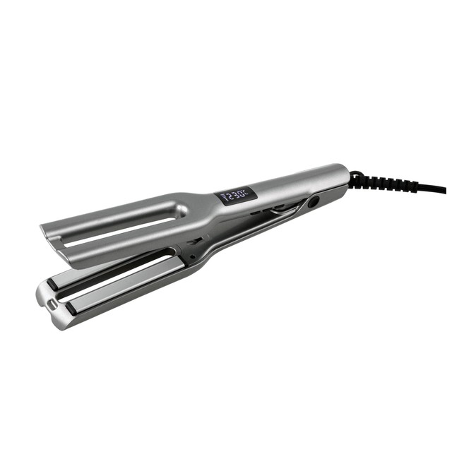 Dual Voltage Wide Titanium Flat Iron Professional Straightening Irons with Adjustable Temp Hair Straightener for Household