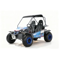 Go Kart Funrun de 180cc de Alta Potencia con Motor de Gasolina de 4 Tiempos y Transmisión por Cadena para Clubes de Karting y Parques de Alquiler