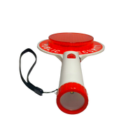Lampe LED murale stroboscopique rouge et blanche à main, bâton lumineux clignotant en PE pour signalisation routière, œil de chat