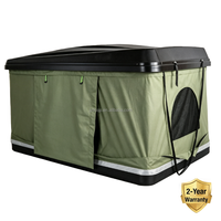 Tente de toit professionnelle imperméable à coque rigide, luxe, 2-3 personnes, en aluminium, pour camping en voiture, SUV, camion, tout-terrain