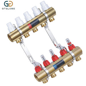 Collettore di riscaldamento collettore di ottone Design moderno Pex collettore intelligente per il sistema di riscaldamento a pavimento - Product Image 4