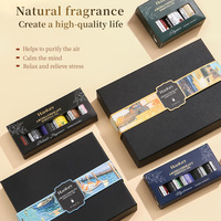 Ensemble cadeau d'huiles essentielles d'aromathérapie de haute qualité, solubles dans l'eau, parfum, diffuseur d'arômes, huile essentielle pour humidificateur