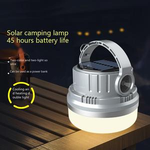 Lampe de camping solaire multifonctionnelle pour l'extérieur, 600 lumens, <span class=keywords><strong>lanterne</strong></span> de type C rechargeable, projecteur solaire LED avec crochet - Product Image 6