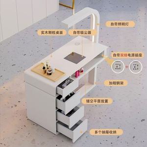 Modern Luxury Marble Top Manicure Table Built-in Dust Collector <b>Nail</b> Workstation Storage Drawers Professional <b>Nail</b> Salon Tech - Product Image 2