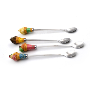 <span class=keywords><strong>Cubiertos</strong></span> creativos personalizables, mango <span class=keywords><strong>de</strong></span> resina, cuchara <span class=keywords><strong>de</strong></span> fruta <span class=keywords><strong>de</strong></span> café, larga y duradera cuchara <span class=keywords><strong>de</strong></span> helado, regalos <span class=keywords><strong>de</strong></span> negocios <span class=keywords><strong>de</strong></span> Metal sostenibles - Product Image 5