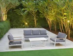 Conjunto <span class=keywords><strong>de</strong></span> Muebles <span class=keywords><strong>de</strong></span> Jardín, Mesa y Sillas <span class=keywords><strong>de</strong></span> Terraza, Resistentes al Agua y a los Rayos UV - Product Image 3