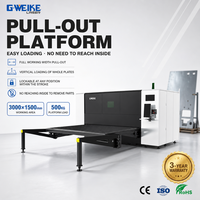 Machine de découpe laser fibre CNC 3 axes haute précision Yaskawa LF3015P à lit unique 3kW pour acier inoxydable, carbone et IA, directement de l'usine