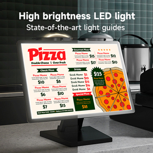 Adjustable Menu <strong>Light</strong> <strong>Board</strong> in Restaurant Cafe Advertising Table LED Box A3 A4 Horizontal Vertical Desktop Menu <strong>Light</strong> Box - Product Image 4