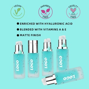 Crème hydratante pour le visage en gros 30 ml, créez votre propre marque, base de maquillage, label privé, sans huile, base liquide pour le visage - Product Image 3