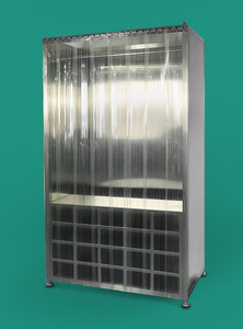 <span class=keywords><strong>Armoire</strong></span> à vêtements à flux laminaire en acier inoxydable avec flux d'air de stérilisation pour les applications en salle blanche ISO5 - Product Image 6