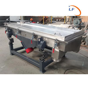 Buena Clasificación, pantalla vibratoria lineal fina ligera, máquina de tamizado, Motor, caja de cambios, alta capacidad, 10kg-10 toneladas/hora, 1-5 capas - Product Image 1