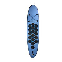 Planche de paddle SUP en PVC de haute qualité personnalisée (86x45x25cm) avec design portable pour lacs et rivières, type SUP de surf, accessoires de sac à dos