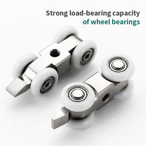 <span class=keywords><strong>Rail</strong></span> coulissant latéral en acier inoxydable pour armoire de cuisine, poulie coulissante à fente, <span class=keywords><strong>rail</strong></span> de porte droit libre - Product Image 4