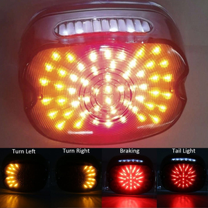 Conjunto de Luces Traseras LED Modificadas para Harley Sportster 883 1200 con Luz de Freno, Direccional y Luz de Matrícula - Product Image 2