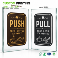 Autocollants personnalisés double face pour portes, vitres transparentes, décalcomanies pour boulangeries et cafés, impression vinyle, vente en gros