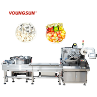 Machine d'emballage flow-pack haute vitesse YC500 entièrement servo motorisée en acier inoxydable pour bonbons, chocolats et comprimés