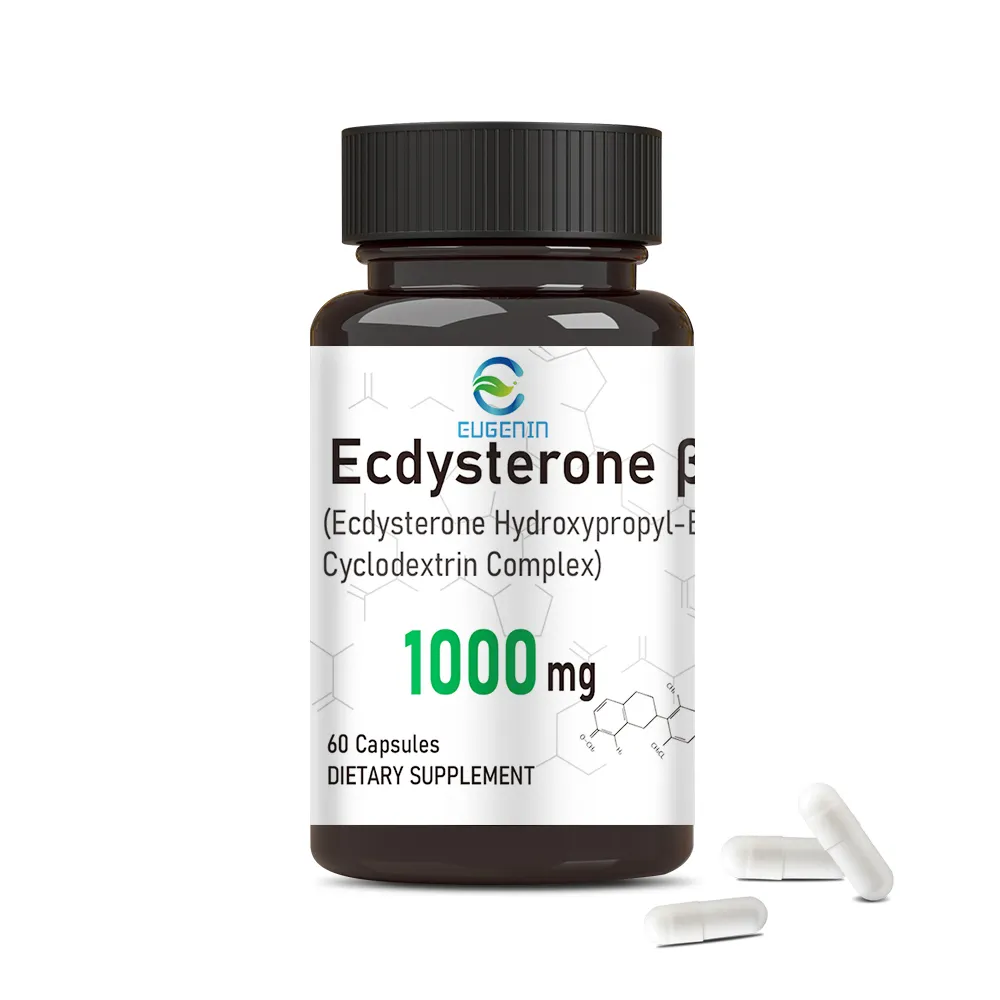 Capsules Halal Beta Ecdysterone LE Choix Anabolique Naturel Augmenter La Masse Capsules 1000 MG Ecdysterone