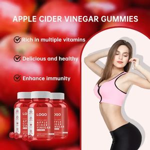 Gomitas de Vinagre de <span class=keywords><strong>Sidra</strong></span> de Manzana Sin Azúcar OEM con la Madre, 1000 mg - Product Image 2