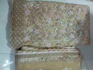 Tissu de filet de séquence arc-en-ciel de broderie de haute qualité pour l'occasion spéciale de mariage d'habillement au prix d'exportation - Product Image 3