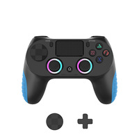 Control Inalámbrico para PS4, Reemplazo de Gamepad, Conexión BT, Vibración Turbo, Control Ergonómico para Juegos
