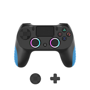 2025 nóng bán không Dây BT rung trò chơi điều khiển RGB Ánh sáng chất lượng cao gốc chip Gamepad cần điều khiển cho <span class=keywords><strong>PS4</strong></span> <span class=keywords><strong>PS4</strong></span> mỏng - Product Image 5