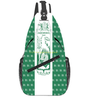 Sac de poitrine de haute qualité avec motif imprimé Sorority, sac à bandoulière de conception haut de gamme, sac à dos de voyage en plein air