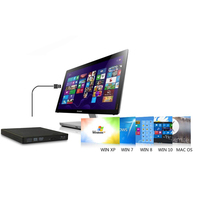 Lecteur Blu-ray externe USB 3.0, lecteur de DVD, Blu-ray 3D 25G 50G BD-R BD-ROM, graveur de CD/DVD RW pour ordinateur portable, ordinateur personnel