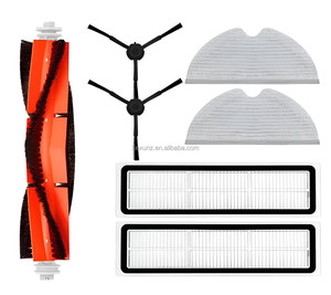 Kit para Xiaomi <span class=keywords><strong>Dreame</strong></span> D 9 Max, repuestos accesorios cepillo lateral principal filtro Hepa paño de mopa repuestos - Product Image 1