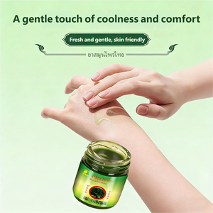 Balsem Herbal Thailand Hijau Pereda Nyeri Sakit Kepala Otot Pendingin untuk Olahraga Luar Ruangan Gigitan Serangga 10+ Tahun Pabrik OEM - Product Image 4