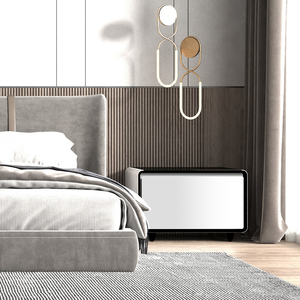 Table basse intelligente moderne avec réfrigérateur, bar et chargeur sans fil – Meuble intelligent pour la maison, le salon et la chambre - Product Image 2
