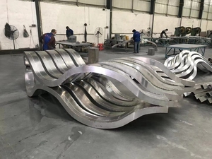 Muro Cortina de Tubo Cuadrado de Aluminio con Recubrimiento en Polvo y Fluorocarbono para Apartamentos - Product Image 3