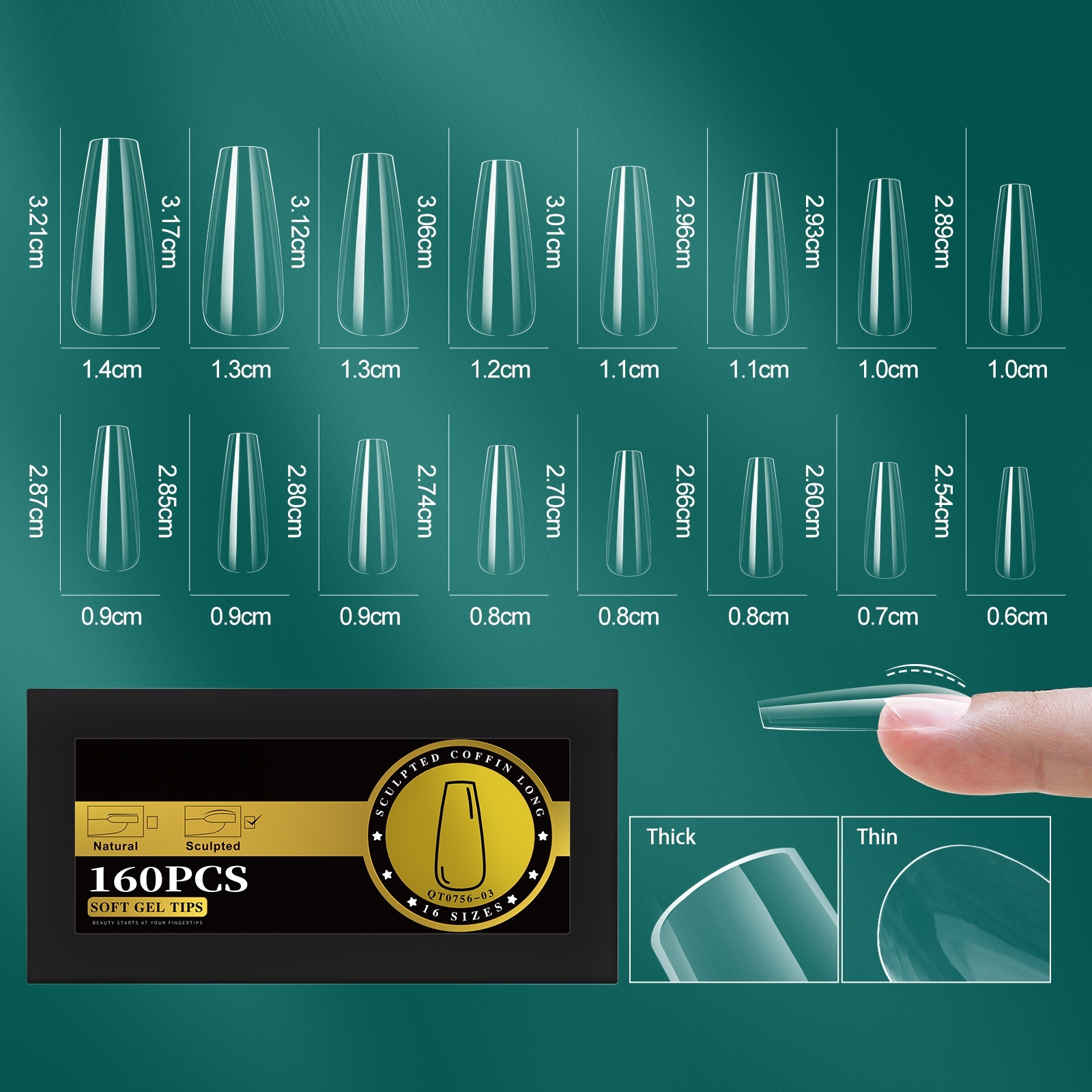 03-160pcs cercueil long
