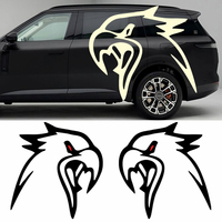 Autocollants décoratifs universels pour voiture, 2 pièces, autocollants imperméables pour carrosserie automobile, autocollants pour camion, SUV, véhicules tout-terrain