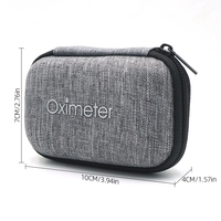 Étui pour oxymètre de pouls EVA avec fermeture éclair, écologique, personnalisable, portable, de protection pour les voyages
